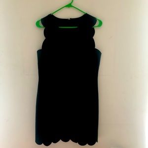Black scalloped dress